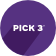 Pick 3 Evening Logo